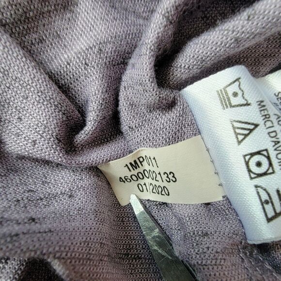 Travis Mathew Shirt Mens 2XL Purple Heathered Short Sleeve Golf Polo - Picture 7 of 8